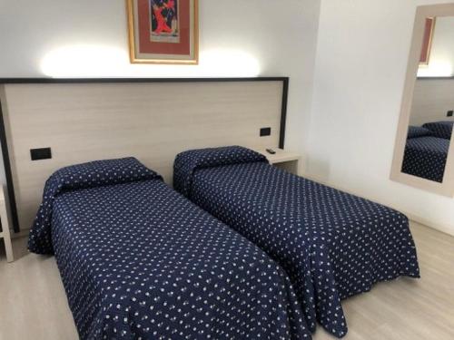 Postel nebo postele na pokoji v ubytování Alloggi Pontecorvo Liviana