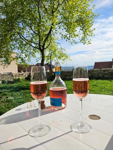 Nápoje v ubytování Lodge de la Vigneronne