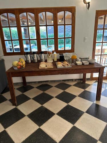 Mad i den private indkvartering eller i nærheden