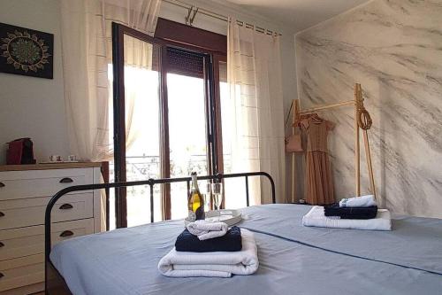 Postel nebo postele na pokoji v ubytování Вила Елена-Villa Elena 1