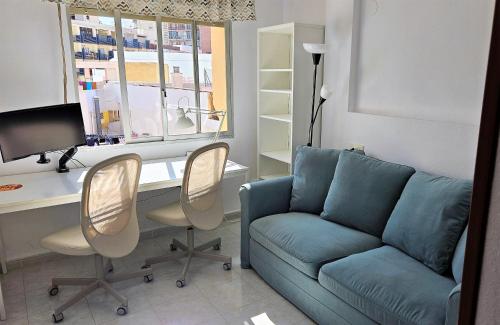 Posezení v ubytování Sunny Stay Apartamento