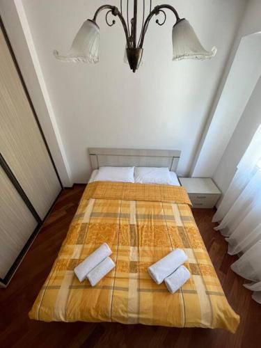 Katil atau katil-katil dalam bilik di Cozy Montenegro Experience, 50m from the beach