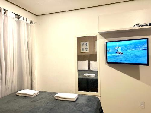 Televisyen dan/atau pusat hiburan di Flat number one temporadalitoranea