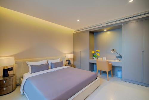 Letto o letti in una camera di Daisy Ocean Villa Da Nang