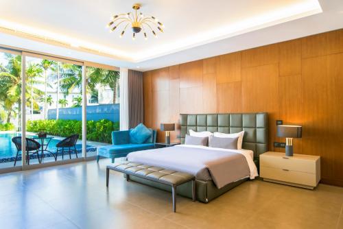 Area soggiorno di Daisy Ocean Villa Da Nang