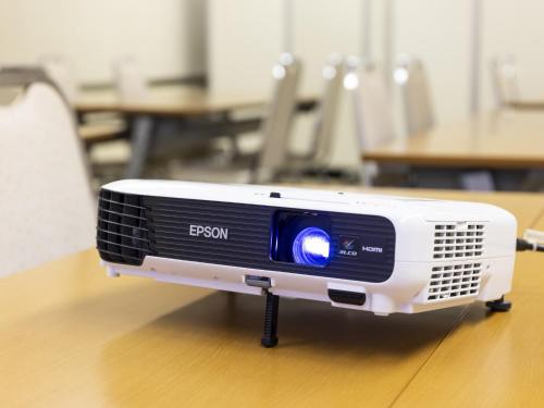 a projector sitting on top of a table at Hotel Wing International Nagoya in Nagoya