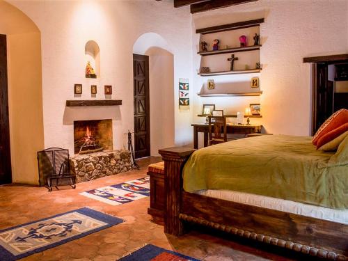 Katil atau katil-katil dalam bilik di Casa Romantica