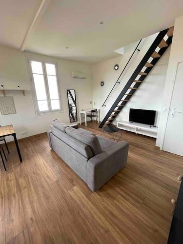 Duplex au calme en maison
