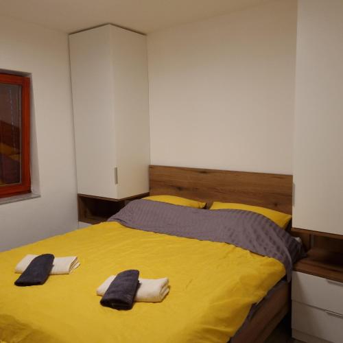 Postel nebo postele na pokoji v ubytování Kuća za odmor Marija