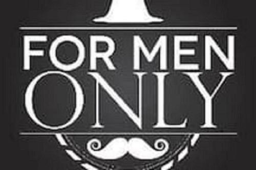 a sign that says for men only with a mustache at 1 Night 1980 Hostel Tokyo Asakusa Simple Stay in Tokyo