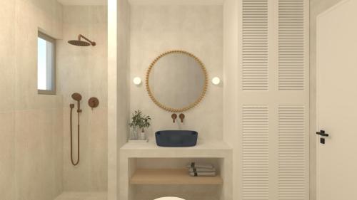 Koupelna v ubytování Skiathos Ammos Luxury Apartments