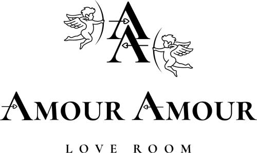 Logo de la chambre d'amour d'acorn dans l'établissement Amour Amour Love Room, à Penvénan