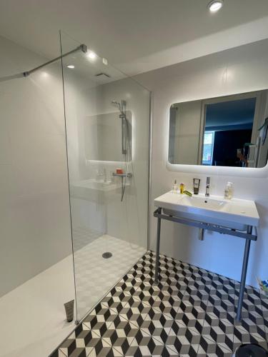 Kúpeľňa v ubytovaní Gde maison avec jardin et spa