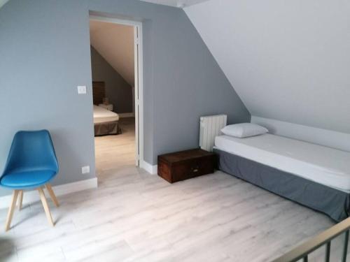 Postel nebo postele na pokoji v ubytování Gîte 6 pers en Baie de Somme