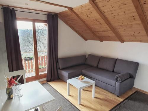 Гостиная зона в D&A rooms and apartments near Plitvice lakes
