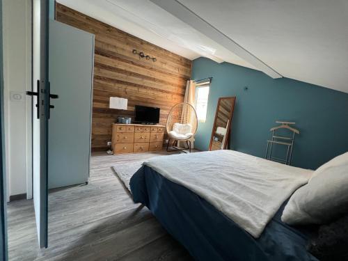 Postel nebo postele na pokoji v ubytování Chez Pierre