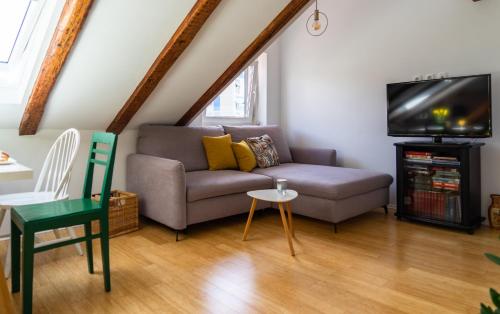 Cool attic apt w gallery in the heart of Split
