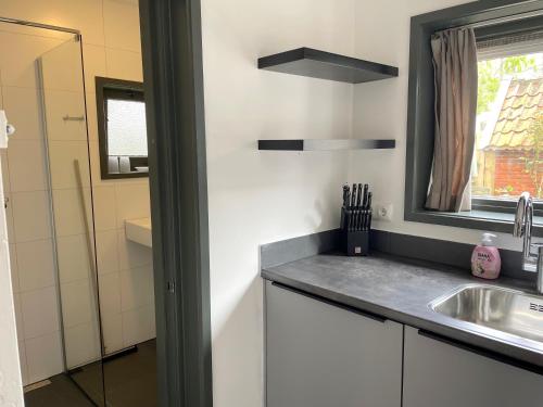 Kuchyň nebo kuchyňský kout v ubytování Vakantieoord "de Peppelhoeve"