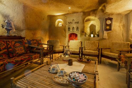 Χώρος καθιστικού στο Cappadocia inans Cave & Swimming Pool Hot