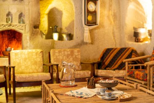 Χώρος καθιστικού στο Cappadocia inans Cave & Swimming Pool Hot