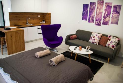Istumisnurk majutusasutuses Apartments Lisinski - Private parking
