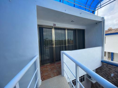 - Vistas al balcón de un edificio en Hotel Murallas Capital, en Campeche
