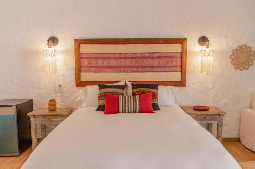 Postel nebo postele na pokoji v ubytování Bora Bora Beach Club & Hotel