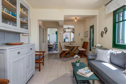 Χώρος καθιστικού στο Casa di Pupa
