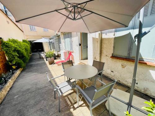 Maisonnette studio bas Suquet, 200m plages, 700m palais, au calme