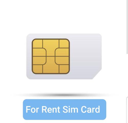 a screenshot of a text box with a fat sim card at The Santy's in Oranjestad