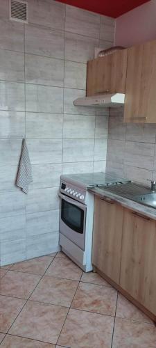 Η κουζίνα ή μικρή κουζίνα στο HOSTEL Róża