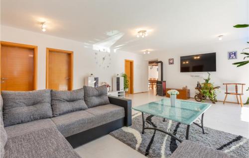 TV a/nebo společenská místnost v ubytování Gorgeous Home In Lokvicici With Wifi