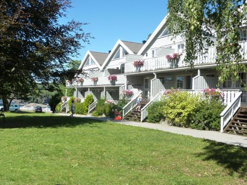 Zahrada ubytování Bergland apartment 18 - close to the center of Kragerø