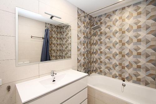 Et badeværelse på Villa Green House