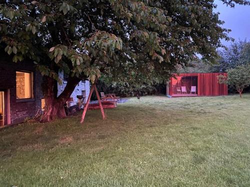 Zahrada ubytování Gerestaureerde hoeve met zicht