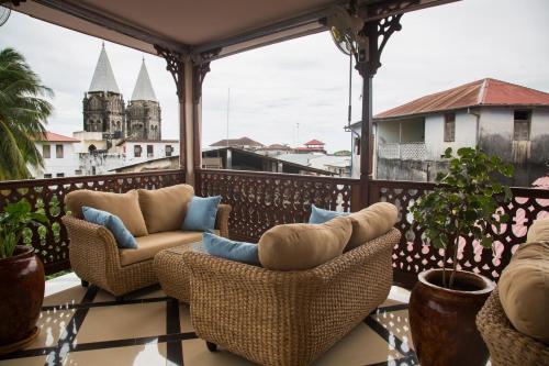 Ruang duduk di Spice Palace Hotel