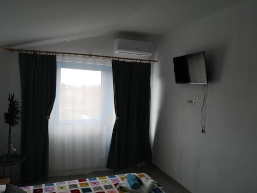 TV a/nebo společenská místnost v ubytování Casa David