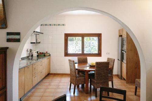 Η κουζίνα ή μικρή κουζίνα στο CAN TEO - Holiday Villa in Ibiza
