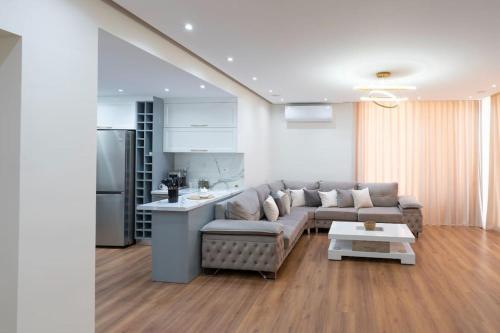 Køkken eller tekøkken på Paradise Dream Apartment in Vlora