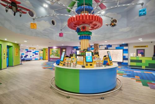 a large room with a exhibit in the middle of it at LEGOLAND(R) Windsor Resort in Windsor