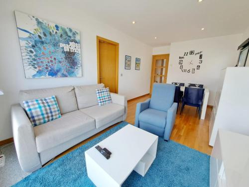 Baiona, playa Santa Marta, piscina