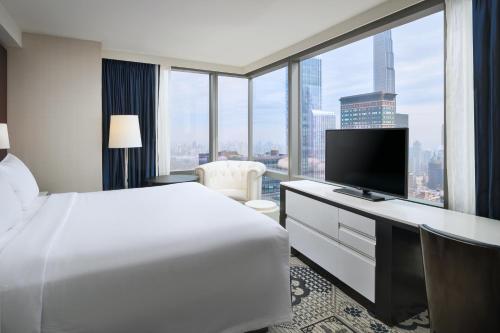Télévision ou salle de divertissement dans l'établissement Residence Inn by Marriott New York Manhattan/Central Park