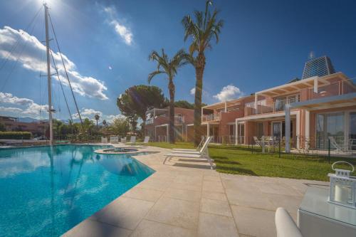 Πισίνα στο ή κοντά στο Appartamento Tramontana Portorosa - Residence Delfino