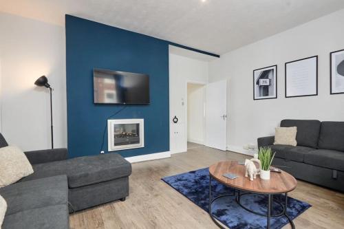 Χώρος καθιστικού στο Comfortable House in Blyth