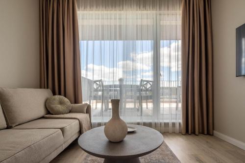 Ruang duduk di FRESH WAVE apartamentai Kunigiškėse MANO JŪRA 2