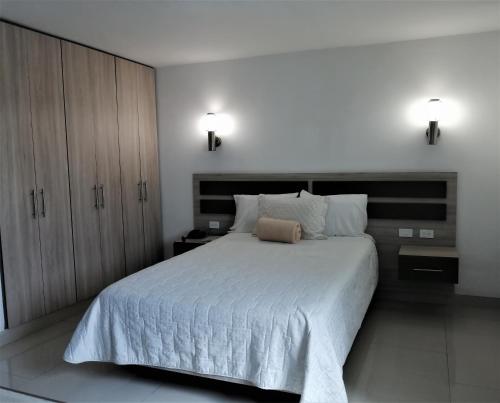 Hotel Panoramaにあるベッド