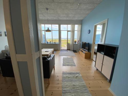 Kuchnia lub aneks kuchenny w obiekcie Skærven Beachfront Apartments and Cottage