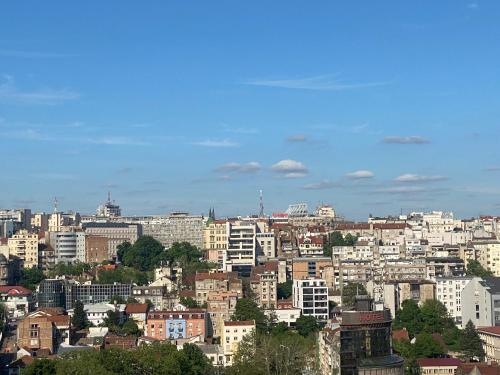 Ein allgemeiner Blick auf Belgrad oder ein Stadtblick von der Ferienwohnung aus