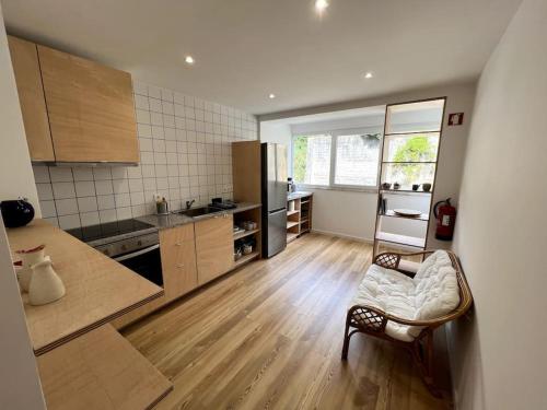 Kuchyň nebo kuchyňský kout v ubytování Apartamento Carlos Seixas