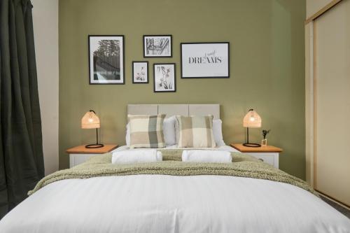 Кровать или кровати в номере Comfortable House in Blyth